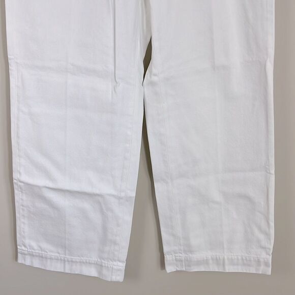 J. Crew Wide leg Essential Jeans in white Size 30 Petite - Picture 4 of 10